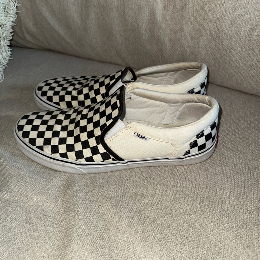 Men’s Vans Checkerboard Slip-On Sneakers